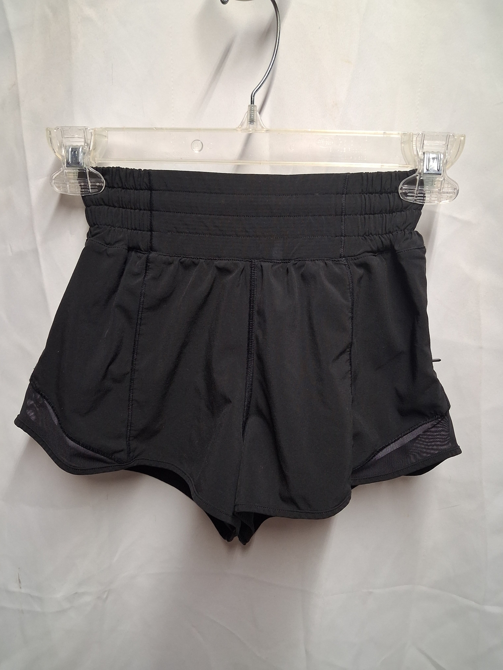 Women's Lululemon High-Rise Black Athletic Shorts